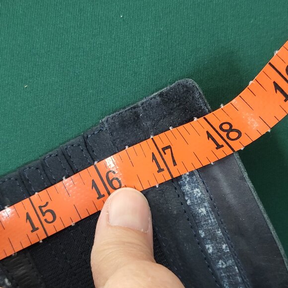 Ellen Degeneres leather wide calf navy blue tall knee high boots size 11 M EUC - Picture 7 of 8